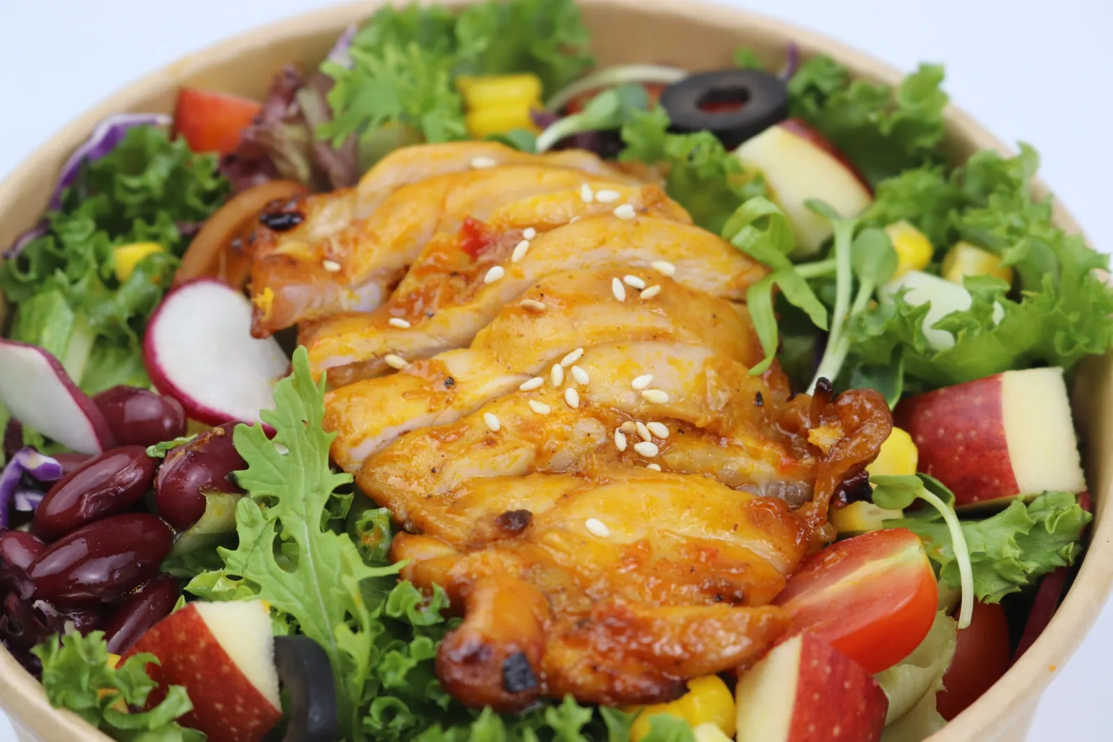 Salad đùi gà xốt ớt - 367 Cal/KP