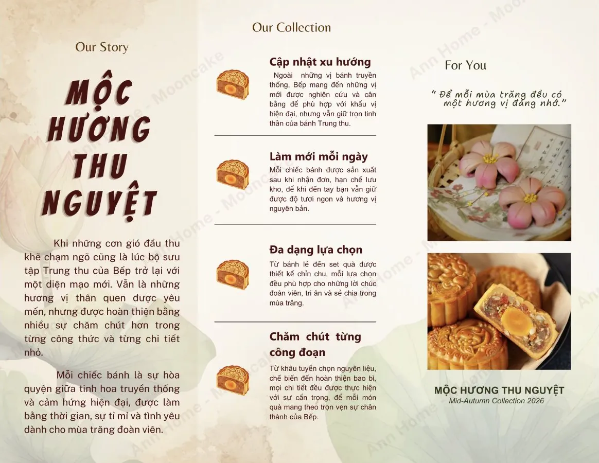 Catalogue bánh Trung thu Ann Home Mộc Hương Thu Nguyệt 2026 - trang 3