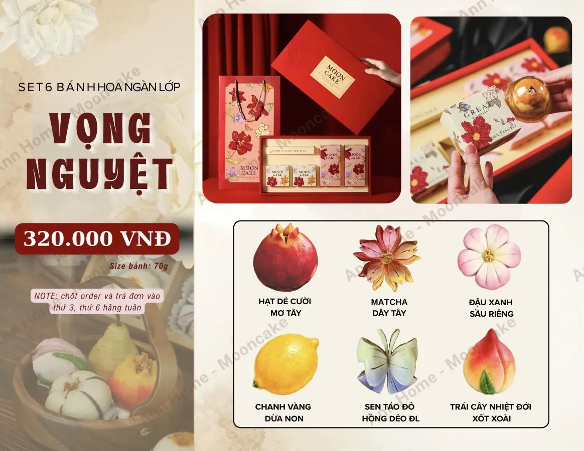 Bánh Hoa ngàn lớp - Ann Home
