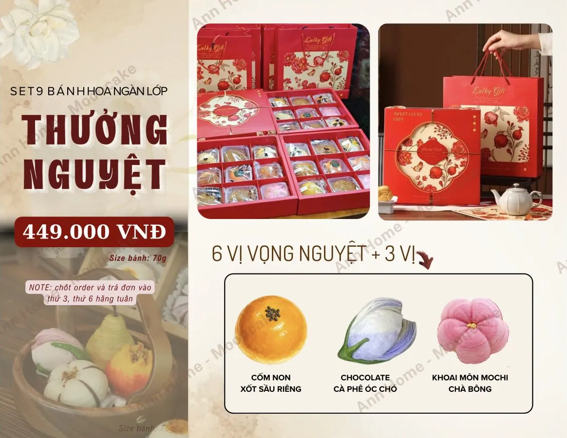 Set bánh Trung thu Thưởng Nguyệt - 449.000đ